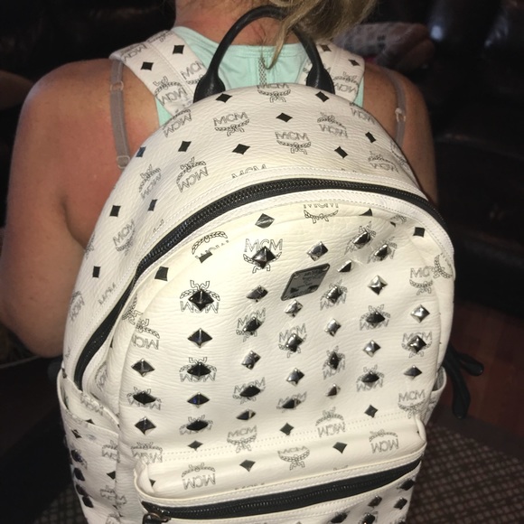 MCM Studded Backpack main image 9